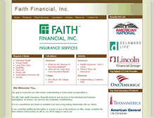 Tablet Screenshot of faithfinancialinc.com